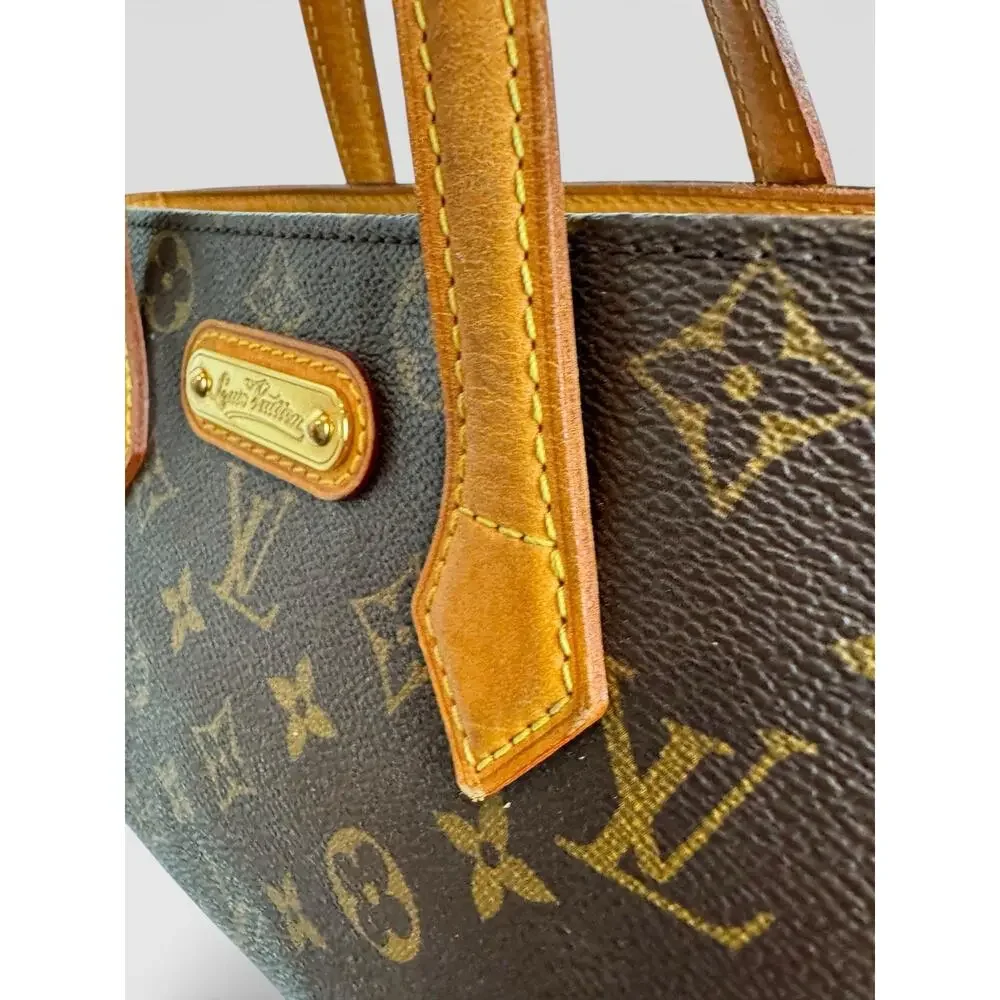 Vtg Louis Vuitton Wilshire PM Monogram Canvas Tote Bag Brown Y2K Preowned - Picture 4 of 16